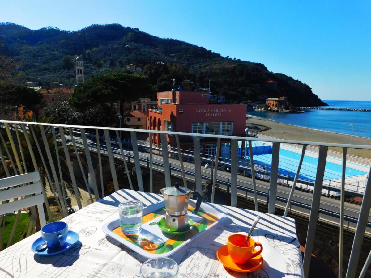Trilocale Con Meravigliosa Vista Mare, 莱万托 外观 照片