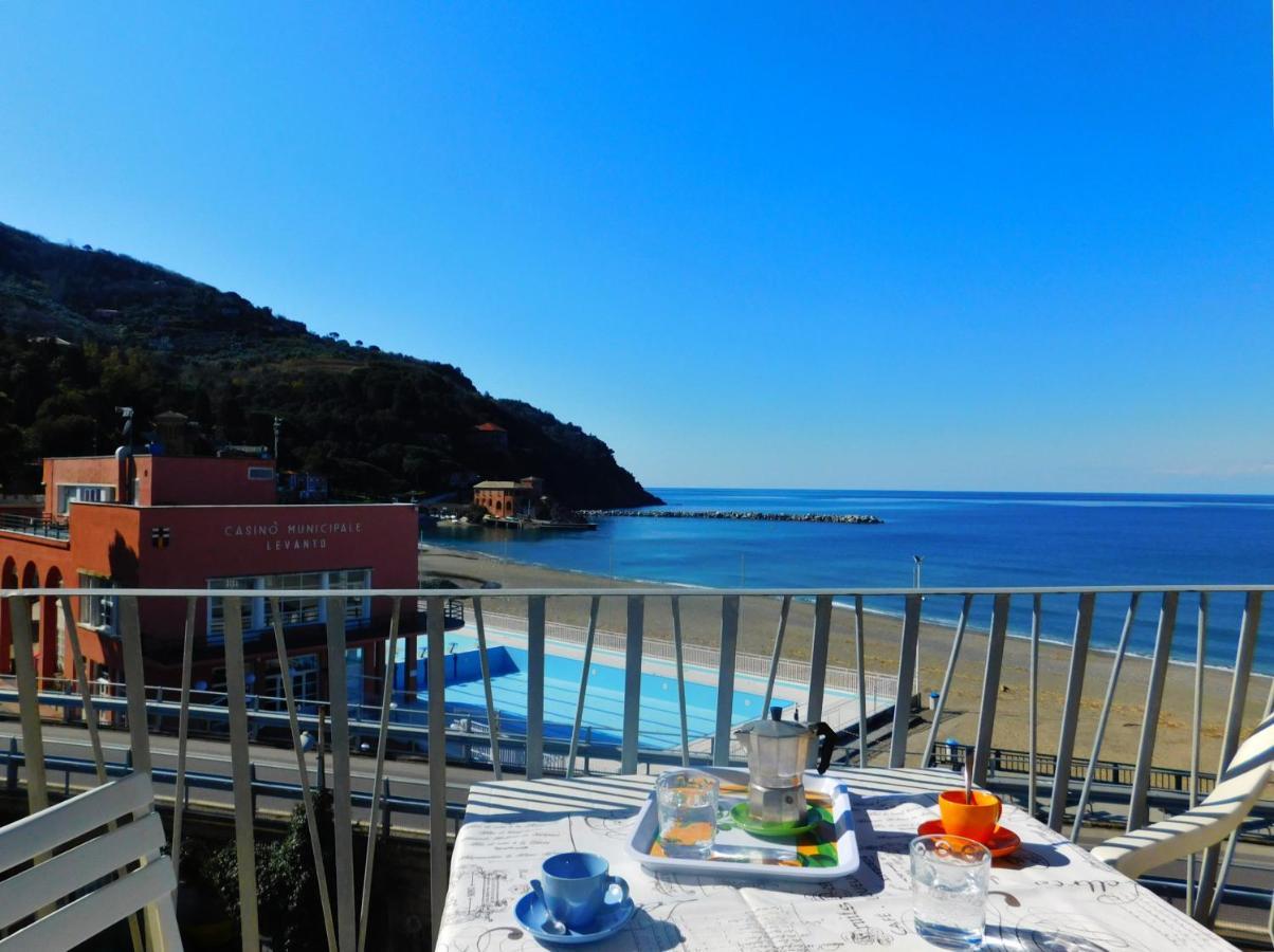 Trilocale Con Meravigliosa Vista Mare, 莱万托 外观 照片